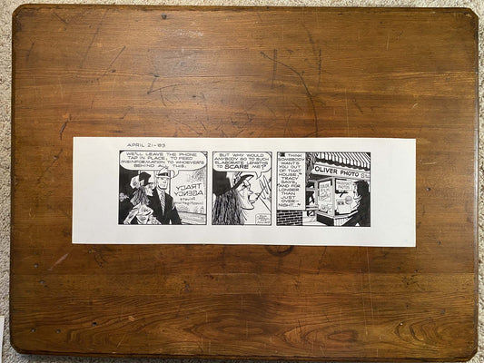 Dick Tracy Daily 4/21/83 Original Art Illustration | Fletcher Studio
