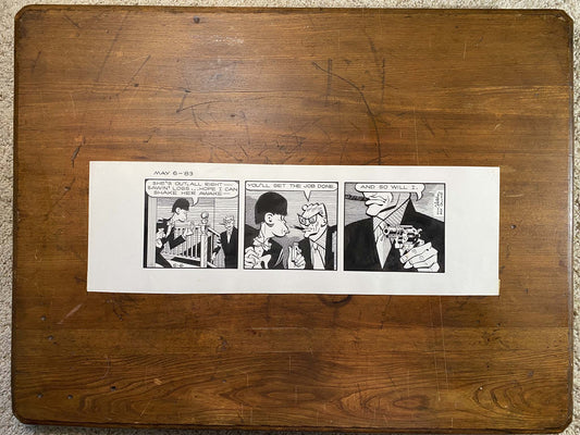Dick Tracy Daily 5/6/83 Original Art Illustration | Fletcher Studio