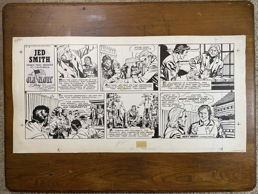 Jed Smith: An Old Glory Story 12/6/59 Original Art Illustration | Fletcher Studio