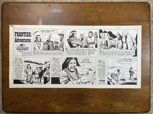 Frontier Adventures in the Old Glory Story 11/7/65 Original Art Illustration | Fletcher Studio