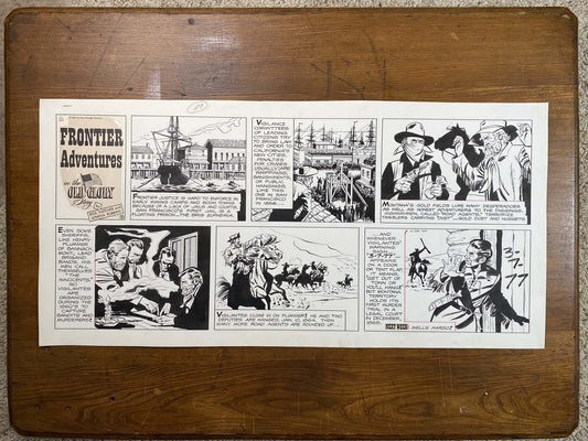 Frontier Adventures in the Old Glory Story 11/28/65 Original Art Illustration | Fletcher Studio
