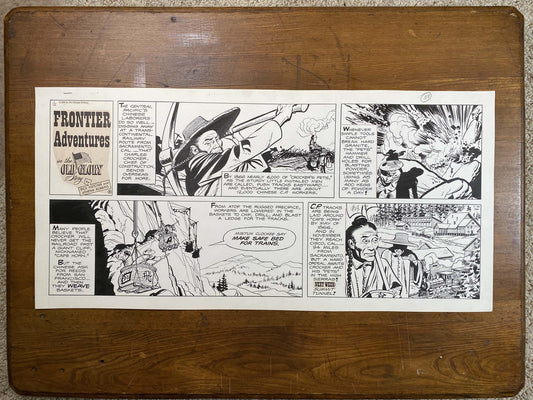 Frontier Adventures in the Old Glory Story 1/16/66 Original Art Illustration | Fletcher Studio