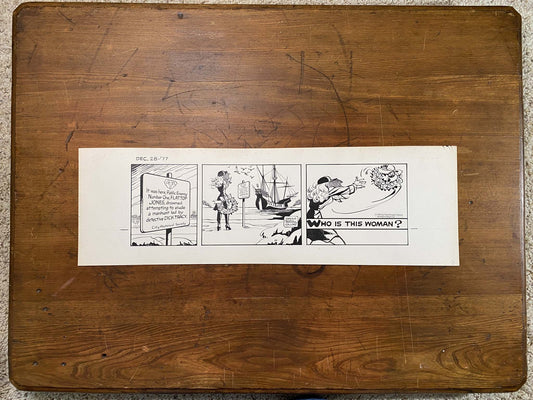 Dick Tracy Daily 12/28/77 Original Art Illustration | Fletcher Studio