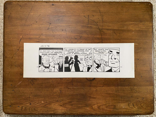 Dick Tracy Daily 1/5/78 Original Art Illustration | Fletcher Studio