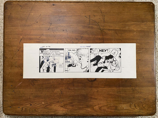 Dick Tracy Daily 1/9/78 Original Art Illustration | Fletcher Studio
