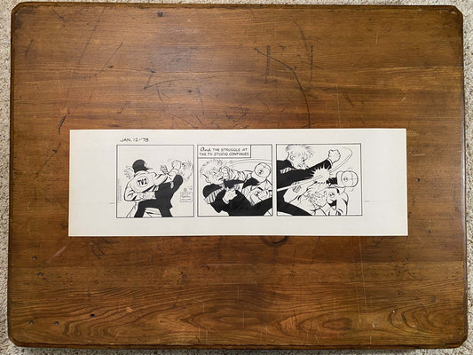 Dick Tracy Daily 1/12/78 Original Art Illustration | Fletcher Studio