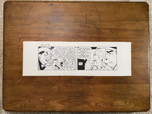 Dick Tracy Daily 1/19/78 Original Art Illustration | Fletcher Studio