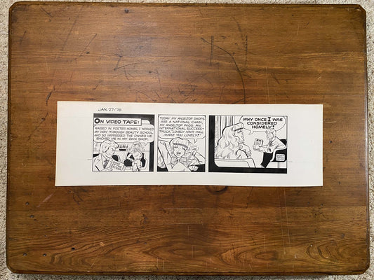 Dick Tracy Daily 1/27/78 Original Art Illustration | Fletcher Studio
