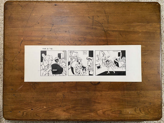 Dick Tracy Daily 2/3/78 Original Art Illustration | Fletcher Studio