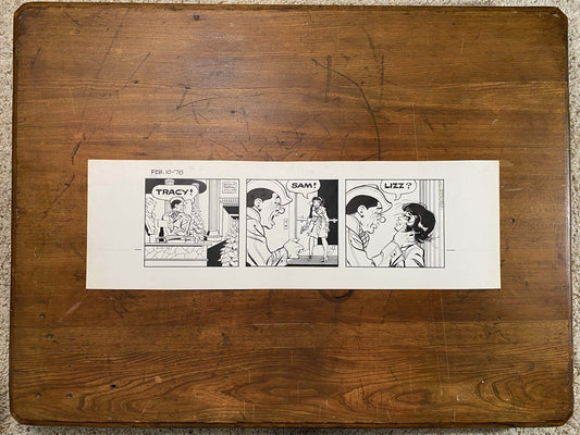 Dick Tracy Daily 2/10/78 Original Art Illustration | Fletcher Studio