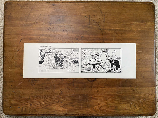Dick Tracy Daily 3/9/78 Original Art Illustration | Fletcher Studio