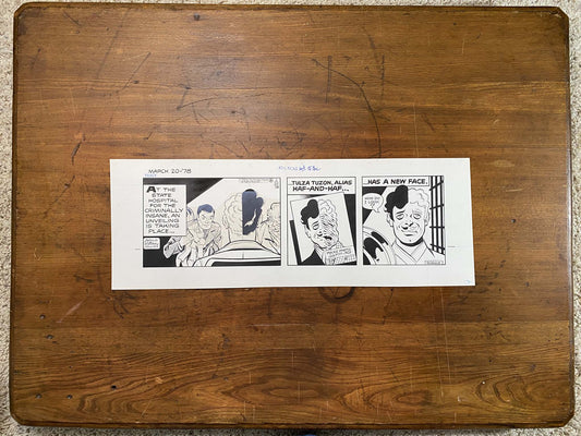 Dick Tracy Daily 3/20/78 Original Art Illustration | Fletcher Studio