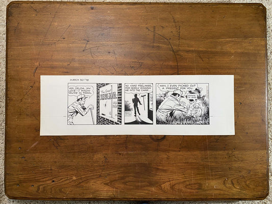 Dick Tracy Daily 3/30/78 Original Art Illustration | Fletcher Studio