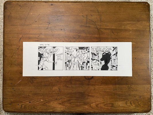 Dick Tracy Daily 4/12/78 Original Art Illustration | Fletcher Studio