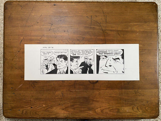 Dick Tracy Daily 4/28/78 Original Art Illustration | Fletcher Studio