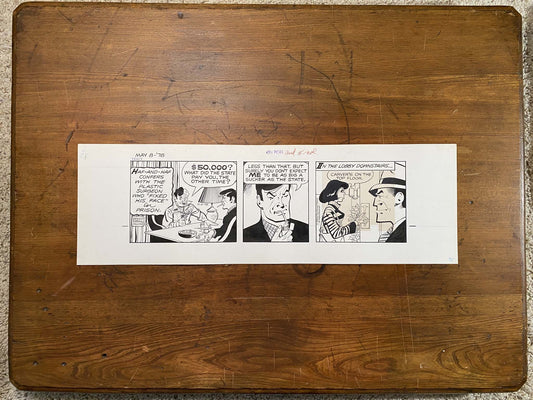 Dick Tracy Daily 5/8/78 Original Art Illustration | Fletcher Studio