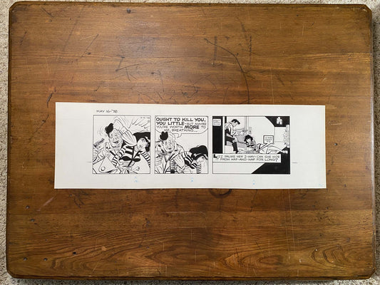 Dick Tracy Daily 5/16/78 Original Art Illustration | Fletcher Studio