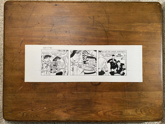 Dick Tracy Daily 5/17/78 Original Art Illustration | Fletcher Studio