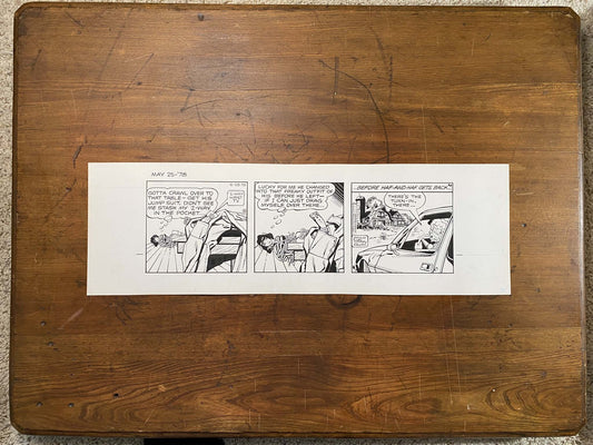 Dick Tracy Daily 5/25/78 Original Art Illustration | Fletcher Studio