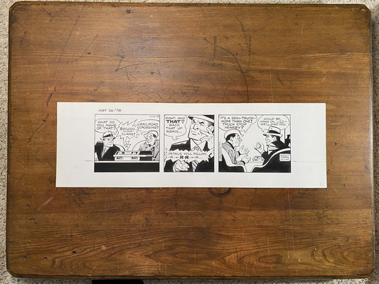 Dick Tracy Daily 5/26/78 Original Art Illustration | Fletcher Studio