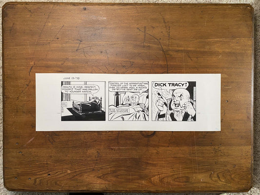 Dick Tracy Daily 6/13/78 Original Art Illustration | Fletcher Studio