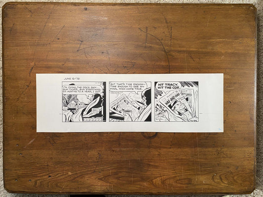 Dick Tracy Daily 6/15/78 Original Art Illustration | Fletcher Studio