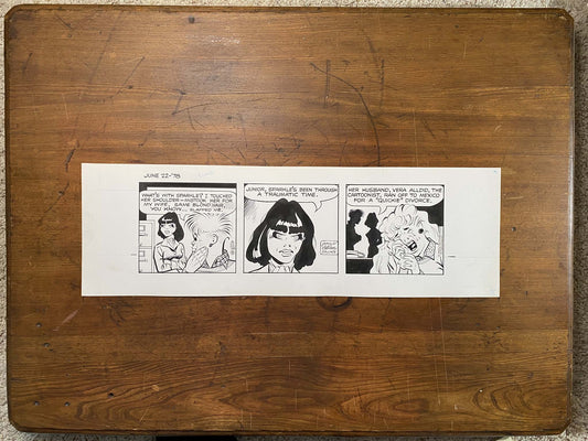 Dick Tracy Daily 6/22/78 Original Art Illustration | Fletcher Studio