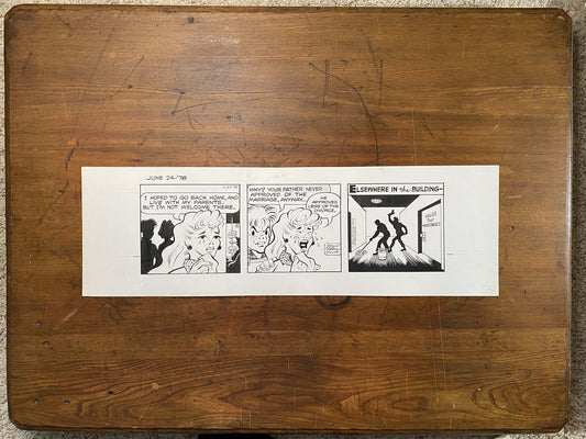 Dick Tracy Daily 6/24/78 Original Art Illustration | Fletcher Studio