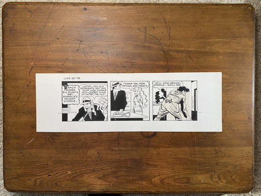Dick Tracy Daily 6/28/78 Original Art Illustration | Fletcher Studio