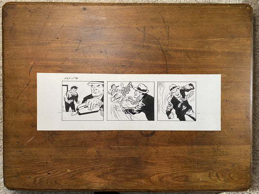 Dick Tracy Daily 7/1/78 Original Art Illustration | Fletcher Studio