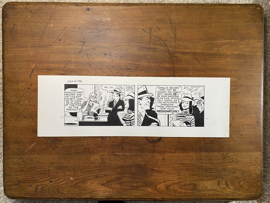 Dick Tracy Daily 7/8/78 Original Art Illustration | Fletcher Studio