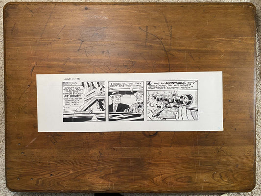 Dick Tracy Daily 7/14/78 Original Art Illustration | Fletcher Studio