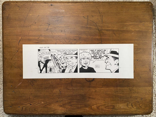 Dick Tracy Daily 7/19/78 Original Art Illustration | Fletcher Studio