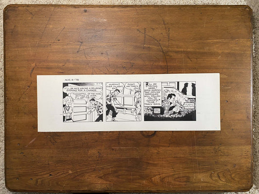 Dick Tracy Daily 8/4/78 Original Art Illustration | Fletcher Studio