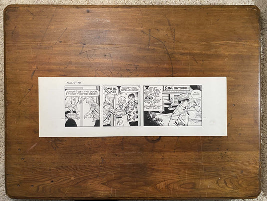 Dick Tracy Daily 8/5/78 Original Art Illustration | Fletcher Studio