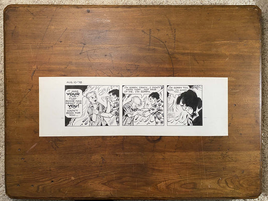 Dick Tracy Daily 8/10/78 Original Art Illustration | Fletcher Studio