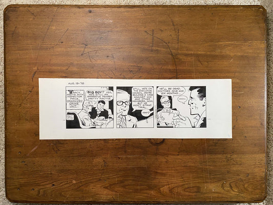 Dick Tracy Daily 8/19/78 Original Art Illustration | Fletcher Studio