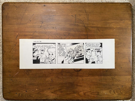 Dick Tracy Daily 8/22/78 Original Art Illustration | Fletcher Studio
