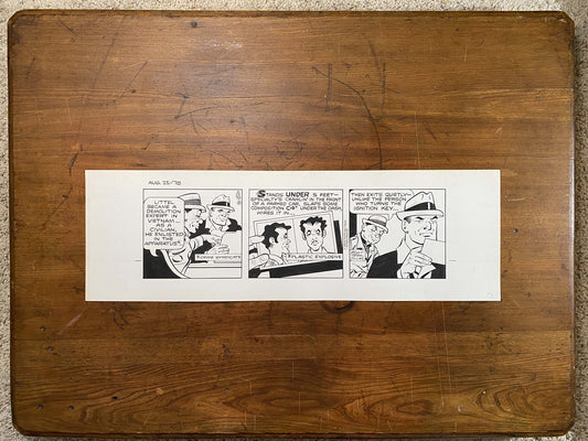 Dick Tracy Daily 8/25/78 Original Art Illustration | Fletcher Studio