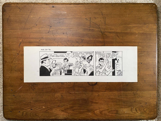 Dick Tracy Daily 8/29/78 Original Art Illustration | Fletcher Studio