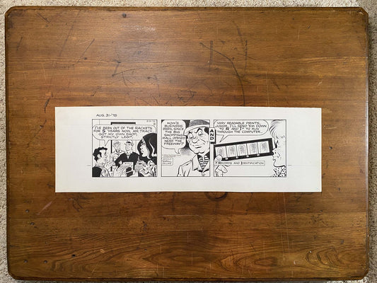 Dick Tracy Daily 8/31/78 Original Art Illustration | Fletcher Studio