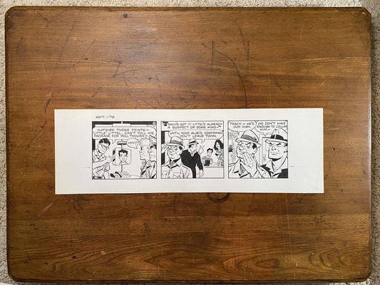 Dick Tracy Daily 9/1/78 Original Art Illustration | Fletcher Studio