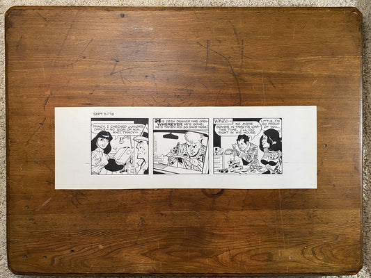Dick Tracy Daily 9/5/78 Original Art Illustration | Fletcher Studio