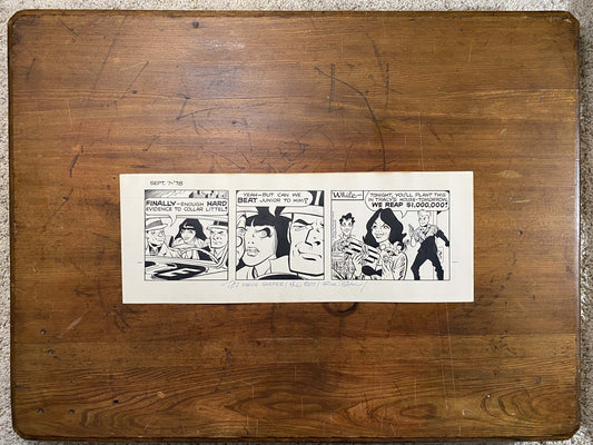 Dick Tracy Daily 9/7/78 Original Art Illustration | Fletcher Studio