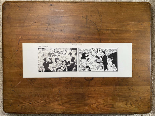 Dick Tracy Daily 9/18/78 Original Art Illustration | Fletcher Studio