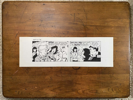 Dick Tracy Daily 9/21/78 Original Art Illustration | Fletcher Studio