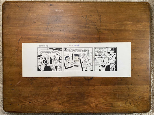 Dick Tracy Daily 9/25/78 Original Art Illustration | Fletcher Studio