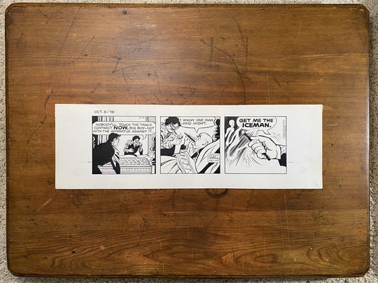 Dick Tracy Daily 10/3/78 Original Art Illustration | Fletcher Studio