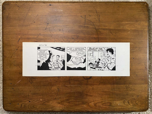 Dick Tracy Daily 10/4/78 Original Art Illustration | Fletcher Studio