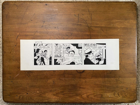 Dick Tracy Daily 10/5/78 Original Art Illustration | Fletcher Studio